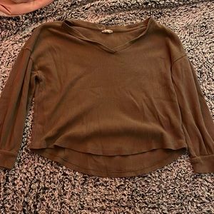 long sleeve crop